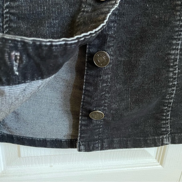 BDG Urban Outfitters Women’s Black Selma Corduroy Button Front Skirt - Picture 5 of 8